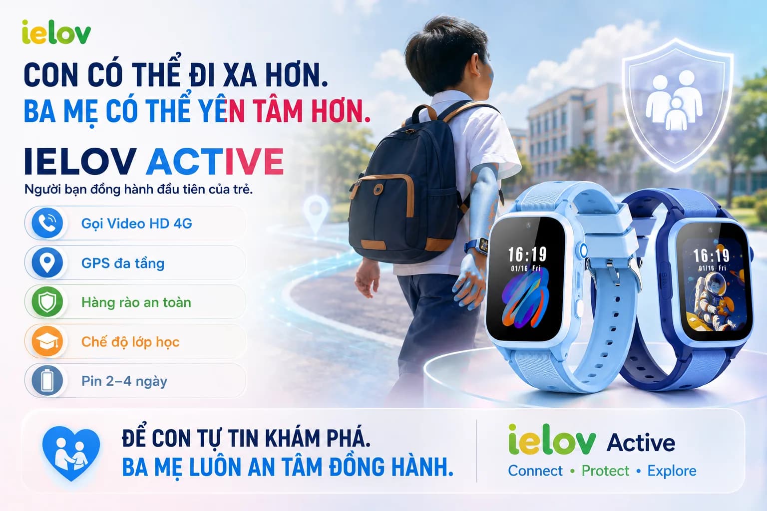ielov Active - Connect • Protect • Explore