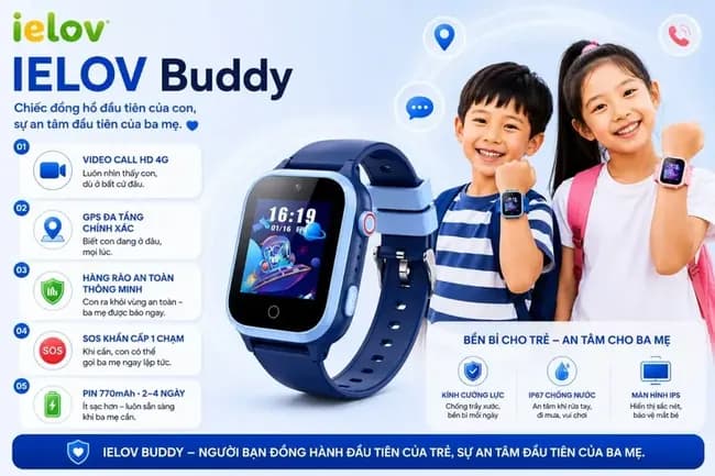 5 tính năng nổi bật & chuẩn bền bỉ ielov Buddy
